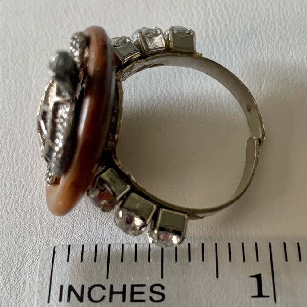Turtle Ring Brown Adjustable Size - image 5